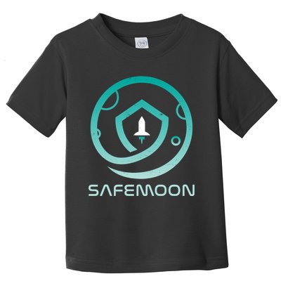 Safemoon Cryptocurrency Logo With Name Toddler T-Shirt