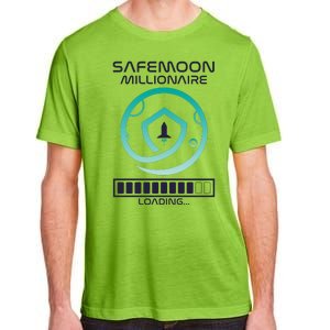 Safemoon Cryptocurrency Millionaire Loading Bar Adult ChromaSoft Performance T-Shirt