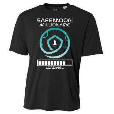 Safemoon Cryptocurrency Millionaire Loading Bar Cooling Performance Crew T-Shirt