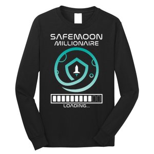 Safemoon Cryptocurrency Millionaire Loading Bar Long Sleeve Shirt