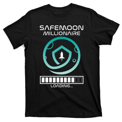 Safemoon Cryptocurrency Millionaire Loading Bar T-Shirt