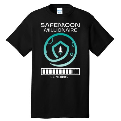 Safemoon Cryptocurrency Millionaire Loading Bar Tall T-Shirt