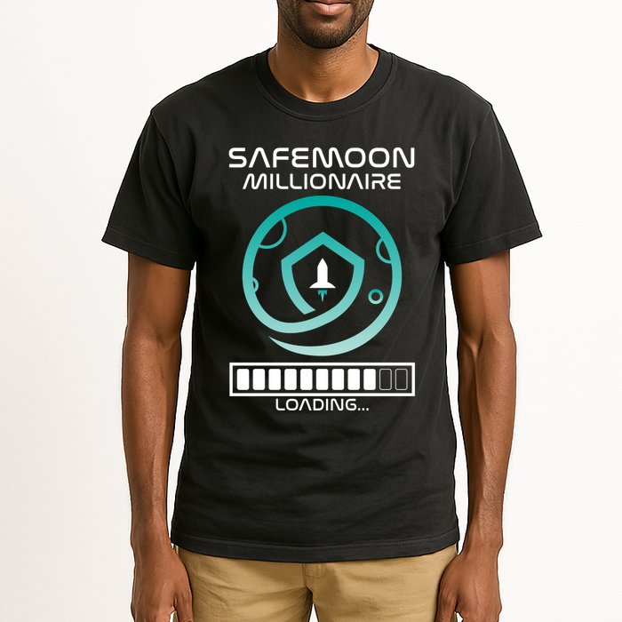 Safemoon Cryptocurrency Millionaire Loading Bar Tall T-Shirt