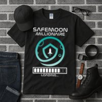Safemoon Cryptocurrency Millionaire Loading Bar Tall T-Shirt