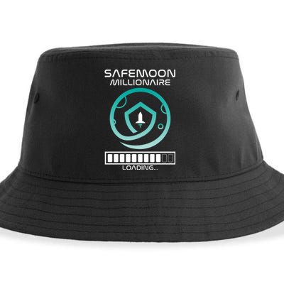 Safemoon Cryptocurrency Millionaire Loading Bar Sustainable Bucket Hat