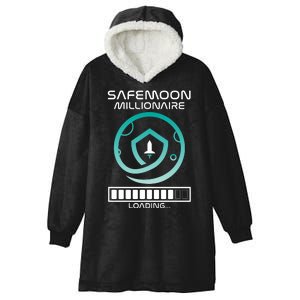 Safemoon Cryptocurrency Millionaire Loading Bar Hooded Wearable Blanket