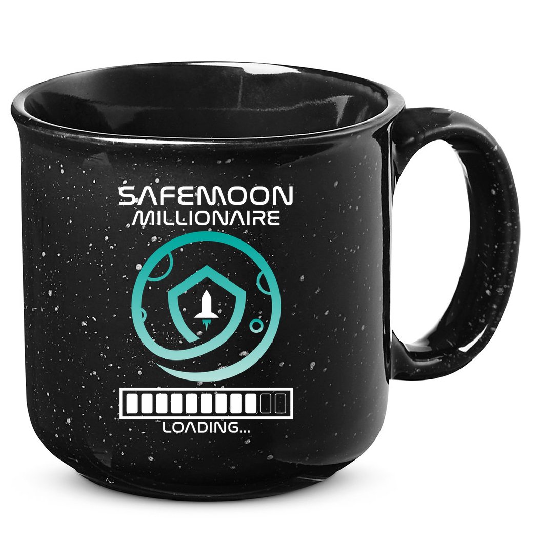 Safemoon Cryptocurrency Millionaire Loading Bar 15oz Campfire Ceramic Mug