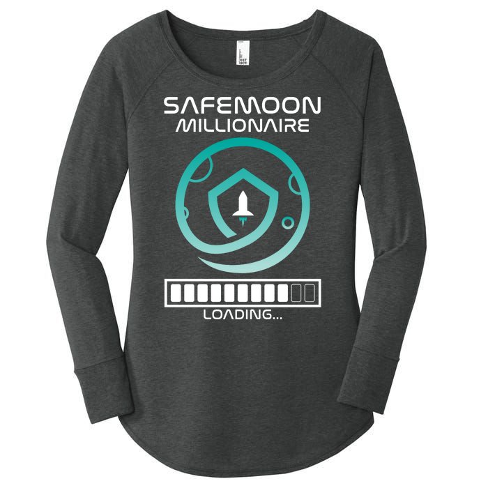 Safemoon Cryptocurrency Millionaire Loading Bar Women's Perfect Tri Tunic Long Sleeve Shirt