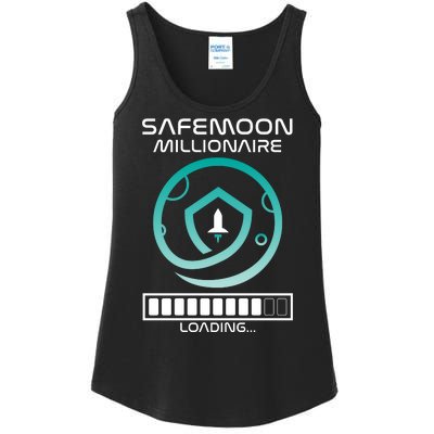 Safemoon Cryptocurrency Millionaire Loading Bar Ladies Essential Tank