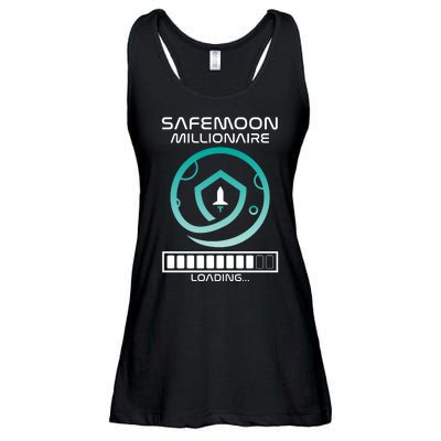 Safemoon Cryptocurrency Millionaire Loading Bar Ladies Essential Flowy Tank