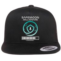 Safemoon Cryptocurrency Millionaire Loading Bar Flat Bill Trucker Hat