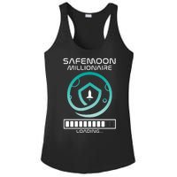 Safemoon Cryptocurrency Millionaire Loading Bar Ladies PosiCharge Competitor Racerback Tank