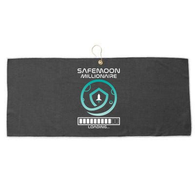 Safemoon Cryptocurrency Millionaire Loading Bar Large Microfiber Waffle Golf Towel