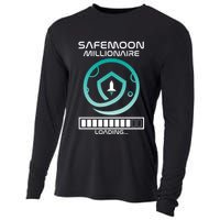Safemoon Cryptocurrency Millionaire Loading Bar Cooling Performance Long Sleeve Crew