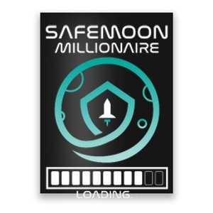 Safemoon Cryptocurrency Millionaire Loading Bar Poster