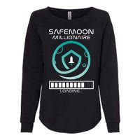 Safemoon Cryptocurrency Millionaire Loading Bar Womens California Wash Sweatshirt