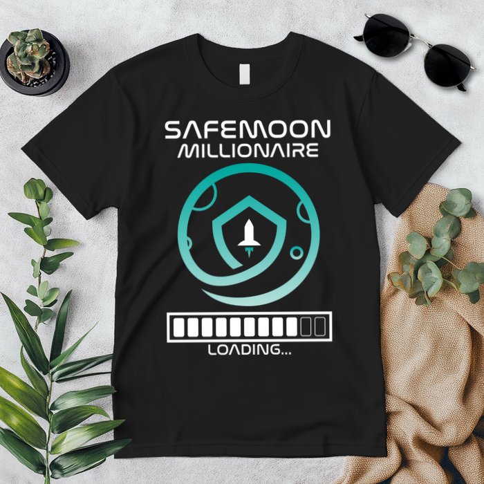 Safemoon Cryptocurrency Millionaire Loading Bar Premium T-Shirt