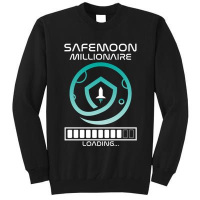 Safemoon Cryptocurrency Millionaire Loading Bar Tall Sweatshirt