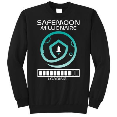 Safemoon Cryptocurrency Millionaire Loading Bar Tall Sweatshirt