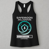 Safemoon Cryptocurrency Millionaire Loading Bar Womens Tank Top