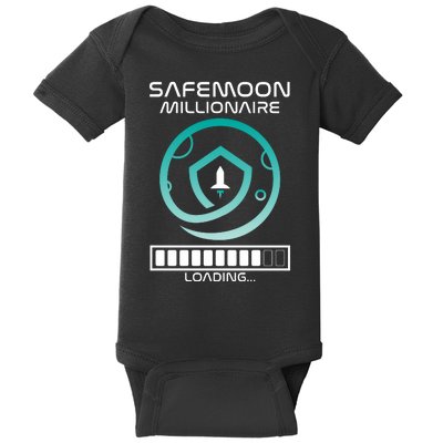 Safemoon Cryptocurrency Millionaire Loading Bar Baby Bodysuit