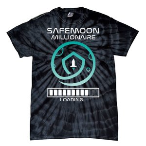 Safemoon Cryptocurrency Millionaire Loading Bar Tie-Dye T-Shirt