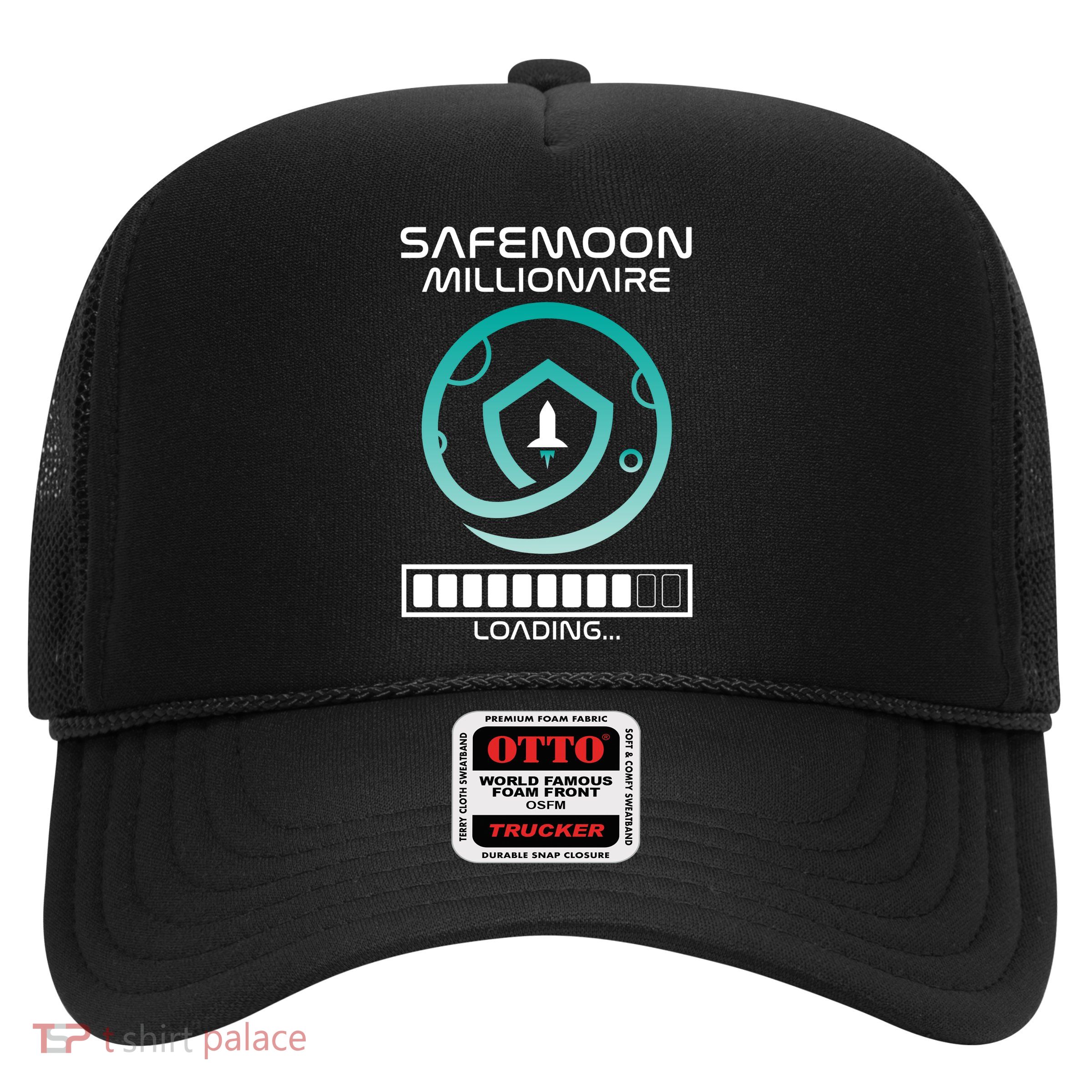 Safemoon Cryptocurrency Millionaire Loading Bar Trucker Hat