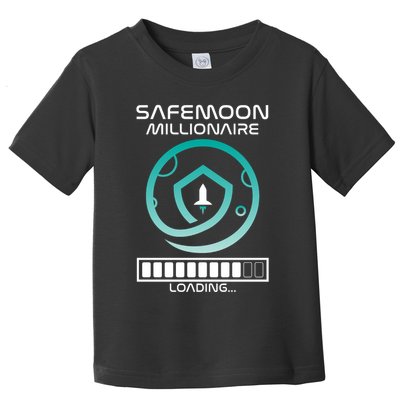 Safemoon Cryptocurrency Millionaire Loading Bar Toddler T-Shirt