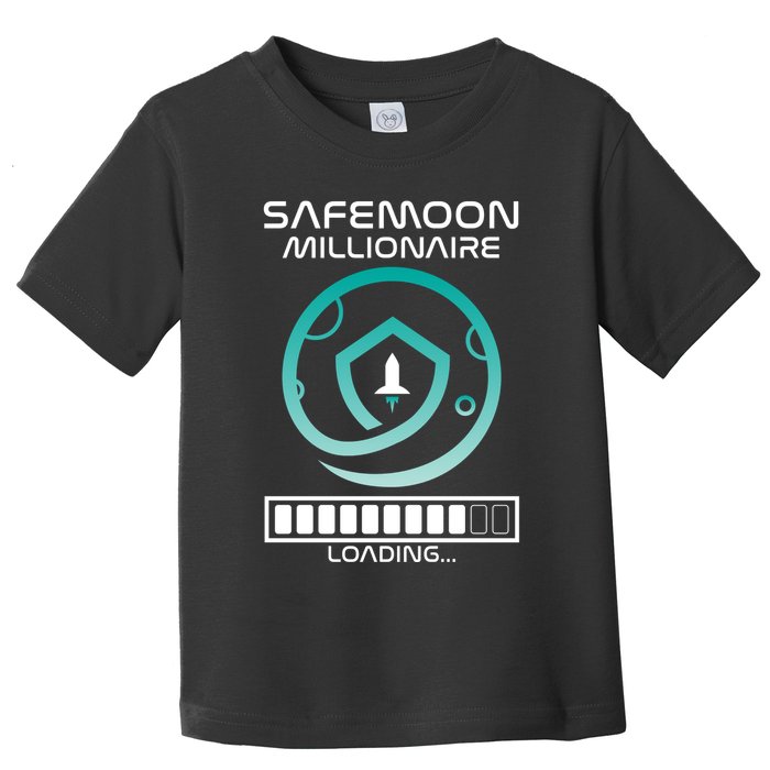 Safemoon Cryptocurrency Millionaire Loading Bar Toddler T-Shirt
