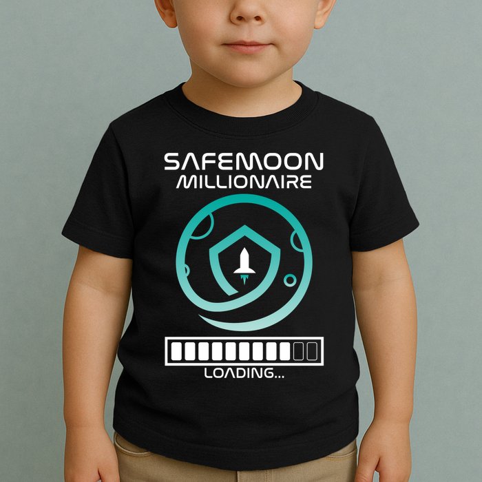 Safemoon Cryptocurrency Millionaire Loading Bar Toddler T-Shirt