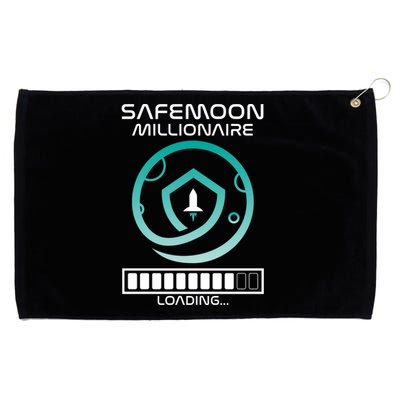 Safemoon Cryptocurrency Millionaire Loading Bar Grommeted Golf Towel