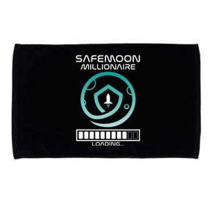 Safemoon Cryptocurrency Millionaire Loading Bar Microfiber Hand Towel