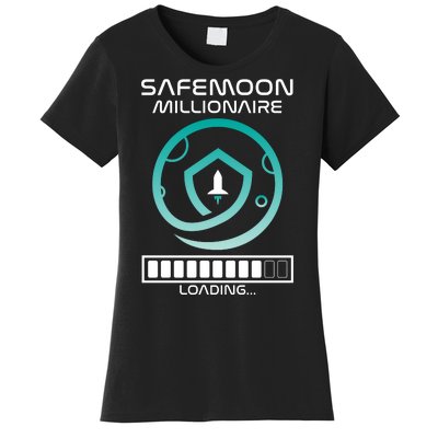 Safemoon Cryptocurrency Millionaire Loading Bar Women's T-Shirt