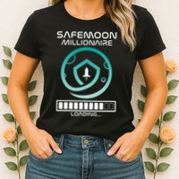 Safemoon Cryptocurrency Millionaire Loading Bar Womens T-Shirt