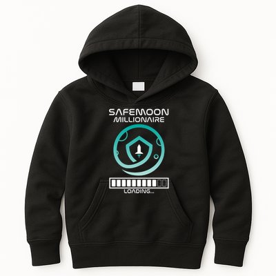 Safemoon Cryptocurrency Millionaire Loading Bar Kids Hoodie