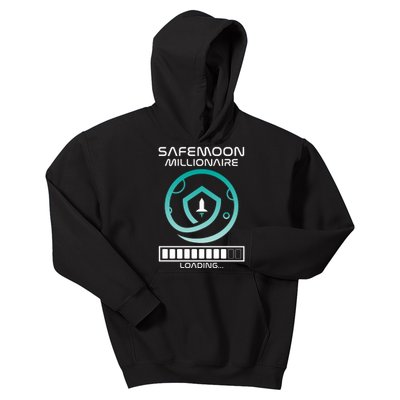 Safemoon Cryptocurrency Millionaire Loading Bar Kids Hoodie