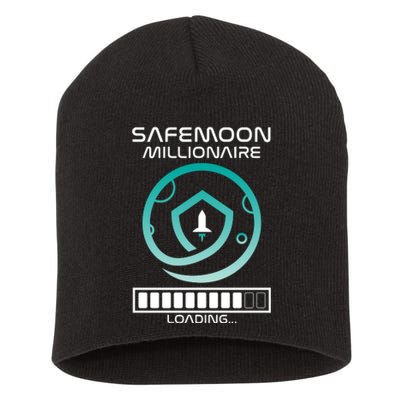 Safemoon Cryptocurrency Millionaire Loading Bar Short Acrylic Beanie