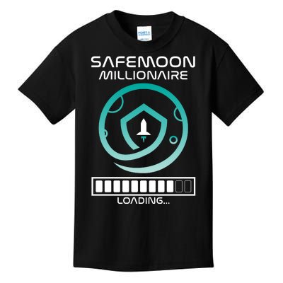 Safemoon Cryptocurrency Millionaire Loading Bar Kids T-Shirt