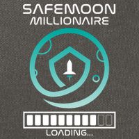 Safemoon Cryptocurrency Millionaire Loading Bar Cotton Canvas Backpack