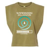 Safemoon Cryptocurrency Millionaire Loading Bar Garment-Dyed Women's Muscle Tee