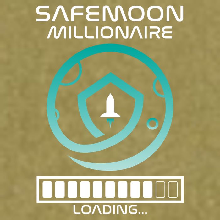 Safemoon Cryptocurrency Millionaire Loading Bar Garment-Dyed Women's Muscle Tee