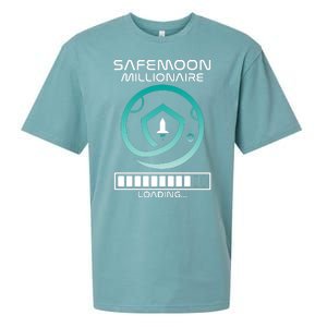 Safemoon Cryptocurrency Millionaire Loading Bar Sueded Cloud Jersey T-Shirt