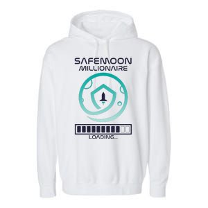 Safemoon Cryptocurrency Millionaire Loading Bar Garment-Dyed Fleece Hoodie