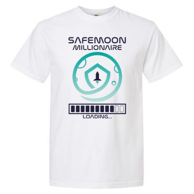 Safemoon Cryptocurrency Millionaire Loading Bar Garment-Dyed Heavyweight T-Shirt