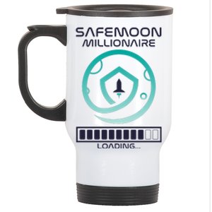 Safemoon Cryptocurrency Millionaire Loading Bar Stainless Steel Travel Mug