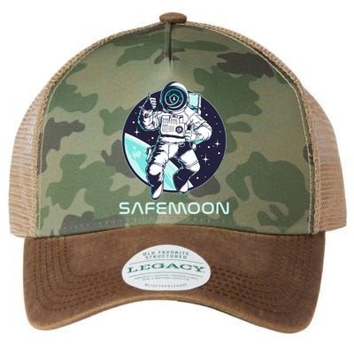 Safemoon Cryptocurrency Space Astronaut Legacy Tie Dye Trucker Hat