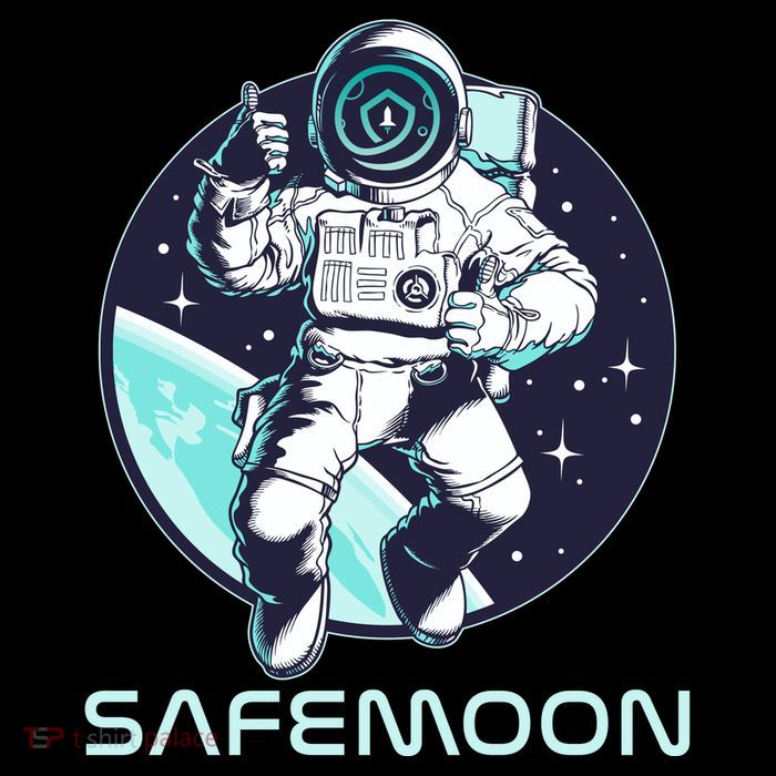 Safemoon Cryptocurrency Space Astronaut Impact Tech Backpack