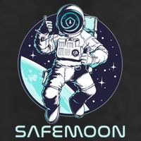 Safemoon Cryptocurrency Space Astronaut Adult Drive Performance Visor
