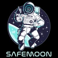 Safemoon Cryptocurrency Space Astronaut Cropped Pullover Crew