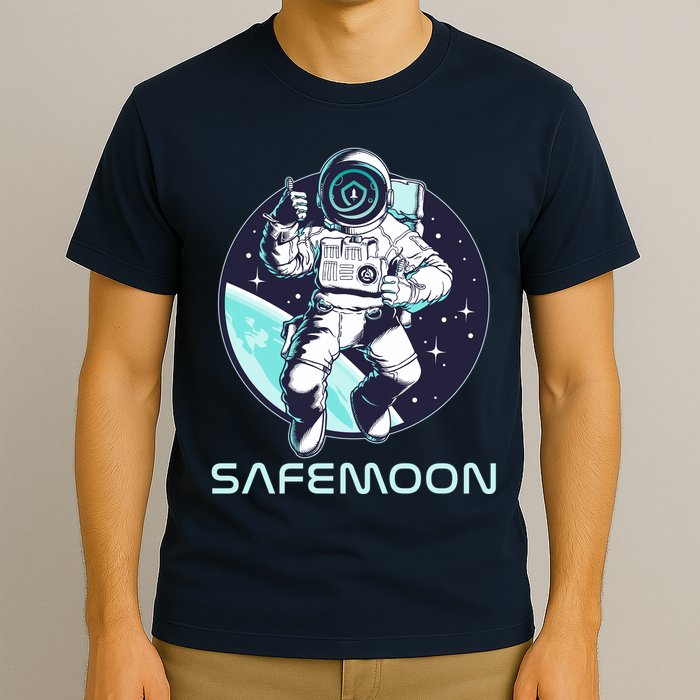 Safemoon Cryptocurrency Space Astronaut T-Shirt
